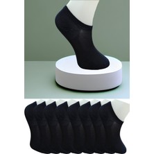 Leement Socks Dikişsiz 8 Çift Penye Spor Snekers Sıfır Boy Çorap