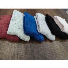 Leement Socks Kadın Ters Havlu Kalın Çorap 12 Çift Pamuklu Termal