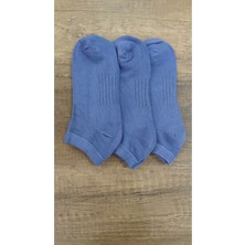 Leement Socks Kadın 3 Çift Bambu Patik Çorap Dikişsiz Yumuşak Dokulu