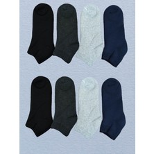 Leement Socks Unisex 8 Çift Havlu Kısa Patik Çorap