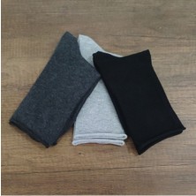 Leement Socks 3 Çift Lastiksiz Çorap Burun Dikişsiz Pamuklu Seri