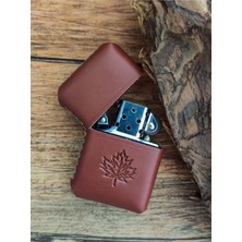 Atölye Çınar Deri Kılıflı Zippo Çakmak