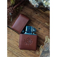 Atölye Çınar Deri Kılıflı Zippo Çakmak