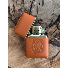 Atölye Çınar Deri Kılıflı Zippo Çakmak