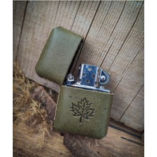 Atölye Çınar Deri Kılıflı Zippo Çakmak