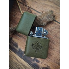 Atölye Çınar Deri Kılıflı Zippo Çakmak