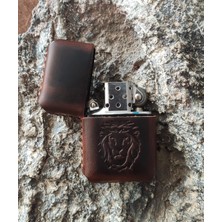 Atölye Çınar Deri Kılıflı Zippo Çakmak