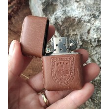 Atölye Çınar Deri Kılıflı Zippo Çakmak