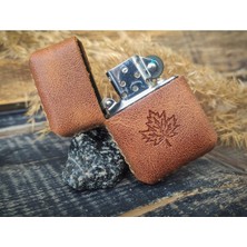 Atölye Çınar Deri Kılıflı Zippo Çakmak