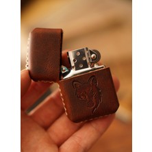 Atölye Çınar Deri Kılıflı Zippo Çakmak