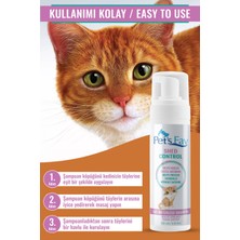 Pets Fav Kedi Tüy Dökülmesi Karşıtı Doğal ve Organik Kuru Köpük Şampuanı