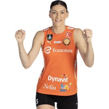 Puma Eczacıbaşı Women Voleybol Jersey Eczacıbaşı Voleybol Forması ECZ-70639520 Turuncu