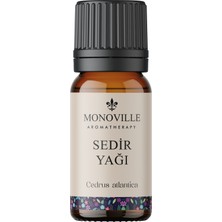 Monoville Sedir Uçucu Uçucu Yağı 10 ml %100 Saf Ve Doğal ( Cedarwood Essential Oil )