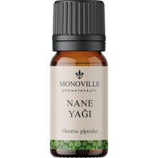 Monoville Tıbbi Nane Uçucu Yağı 10 ml % 100 Saf ve Doğal ( Peppermint Essential Oil )