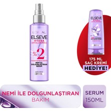 Elseve L'oréal Paris Elseve Hydra [hyaluronic] Nem ile Dolgunlaştıran Serum 150 ml & 175 ml Hyaluron Saç Kremi