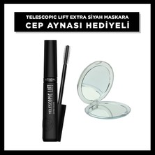 L'oréal Paris Telescopic Lift Extra Black Maskara Cep Aynası Hediyeli