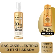 L'Oréal Paris Elseve Mucizevi Yağ 10 Etki 1 Arada Saç Güzelleştirici Sprey Serum 150ml & 175 ML Mucizevi Yağ Saç Kremi