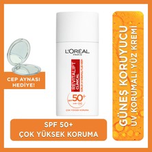 L'oréal Paris Revitalift Clinical Spf 50+ Günlük Yüksek Uv Korumalı Yüz Güneş Kremi 50ML Cep Aynası Hediyeli