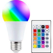 İthalnet 9W Uzaktan Kumandalı 15 Farklı Renk Seçenekli LED Ampul