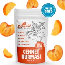 Saga Fresh Dondurularak Kurutulmuş Çıtır Cennet Hurması Dilimleri 30G