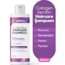 Axwell Kolajen & Keratin ve Extra Hacim Parlaklık Koruma Şampuan