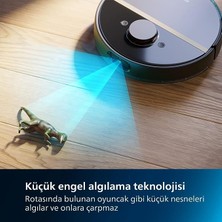 Philips Aqua Islak ve Kuru Temizlik Robotu, Güçlü 5200 Mah Li-Ion PIL,5000 Pa Emiş Gücü, 360 Lazer Navigasyon, EPA11 Filtre, Homerun Mobil Uygulaması