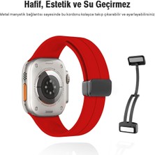 Kip GSM Apple Watch 38MM Su Geçirmez Silikon Spor Kordonu, Kolay Takma/çıkarma, Metal Manyetik özellikli