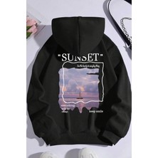 Only Trend Wear Unisex Sunset Baskılı Sweatshirt