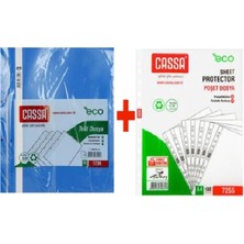 Cassa Eco Telli Dosya Mavi 50'li + Cassa Eco Poşet Dosya 100'lü