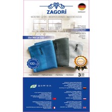 Zagori Pella Model Fabrika Satışı Mikrofiber Temizlik Cam Bezi 3 Lü 40X60