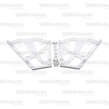 Ayder 2li Rulmanlı Ayakkabılık Aparatı Beyaz