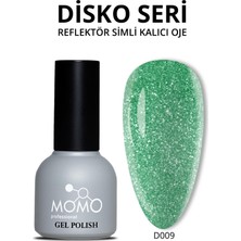 Disko Kalıcı Oje D009 Yeşil 10 ml, Reflective Flash Gel Polish