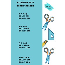 Vip Bera Tekstil Kız Çocuk Dijital Baskılı  Kışlık Tayt