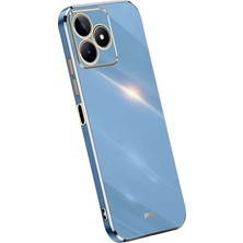 Xshop Realme C53 4g Anti-Cratch Tpu Telefon Kılıfı, Elektrokaplama Kenar Telefon Kapağı (Yurt Dışından)