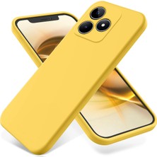 Xshop Realme C53 4g / Narzo N53 4g Şok Geçirmez Telefon Kasası Yumuşak Astar Sıvı Silikon Cep Telefon Kapağı Kayışlı (Yurt Dışından)