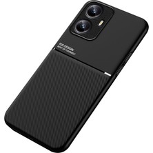 Xshop Realme C55 Satırları Baskılı Telefon Kasası Pu Deri+Tpu Kaymaz Kapak Manyetik Araba Montajı Destekleniyor (Yurt Dışından)