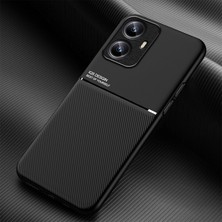 Xshop Realme C55 Satırları Baskılı Telefon Kasası Pu Deri+Tpu Kaymaz Kapak Manyetik Araba Montajı Destekleniyor (Yurt Dışından)