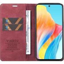 Xshop Realme C55 Anti-Çizelge Pu Deri Kabuk Manyetik Otomatik Absorbed Cüzdan Stand Kapağı (Yurt Dışından)