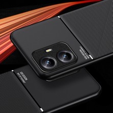 Xshop Realme C55 Satırları Baskılı Telefon Kasası Pu Deri+Tpu Kaymaz Kapak Manyetik Araba Montajı Destekleniyor (Yurt Dışından)