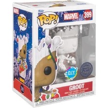 Funko Pop Figür: Marvel: Holiday- Groot (Dıy)(Wh) Special Edition