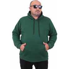 Moc Grande Mocgrande Büyük Beden Erkek Basic Sweat Kapüşonlu 11700 Neftı