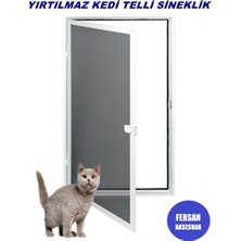 Fersan Aksesuar Yırtılmaz Kedi Telli (Pet Tül) Menteşeli Sineklik Pencere (Her Ölçüde ve 6 Ayrı Renk)