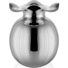 The Mia Dekoratif Vazo Gümüş 20X20X29 cm