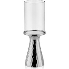 The Mia Dekoratif Mumluk Gümüş 12X12X17 cm