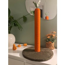 Lets Get Pet Havuç Figürlü Düz Kedi Tırmalama Tahtası 52 cm