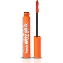 Beaulis Happy Color Maskara 228 Fest Ticket  Hacım Veren Turuncu Mascara