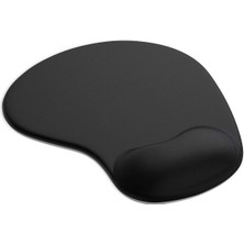 Beatitude Fare Altlığı Orta Boy Siyah Oyuncu Ev Ofis Mousepad Ergonomik Bilgisayar Laptop Oval Mouse Pad