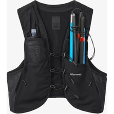 NNormal Race Vest 5L w2 Flasks Unisex Siyah Suluklu N1ARV01-001