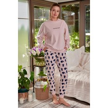 Bonitas Pijama Takımı Pembe ZK24-116140