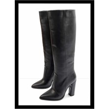 Bambi Siyah  Kadın Çizme K03718160409